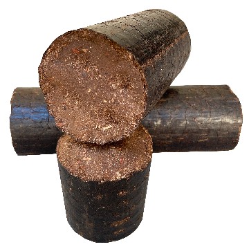 2-buche-de-nuit-longue-duree-de-2kg-bois-densifie Bûche densifiée de Nuit - Bois compressé longue durée – Image 2