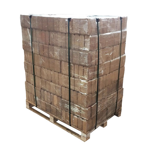 Palette d'une tonne de bois densifié de marque SimplyBriquette Jour - SimplyFeu Briquette de bois compressé à haut rendement – Image 1