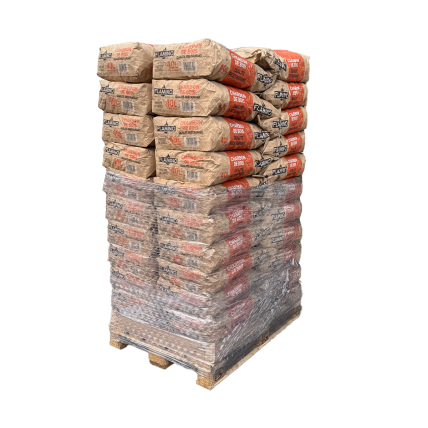 Charbon de bois flamino qualité restaurant palette de 44 sacs