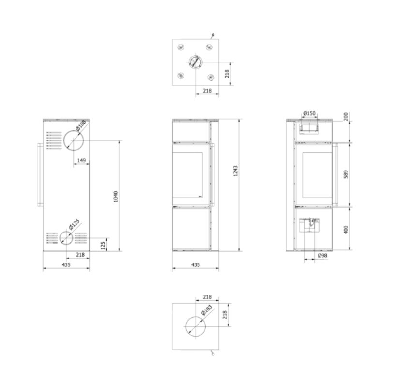 poele-a-bois-tora-8kw (6) Poele à bois TORA 8Kw – Image 2