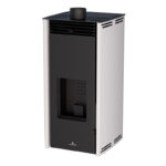 Poêle à pellet - SANS ELECTRICITE - FREE 6 kW couleur blanc – Image 2